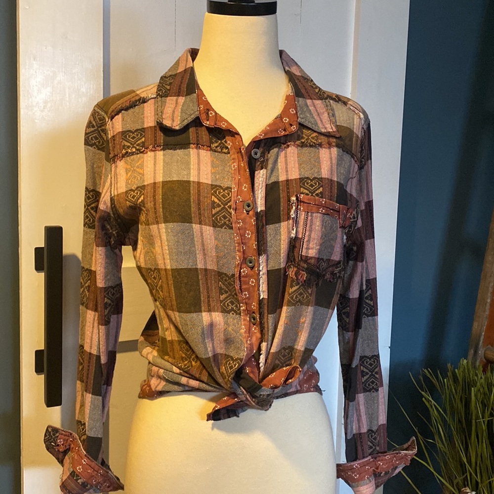We The Free | plaid button down